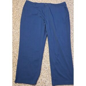 ProTour Performance Golf Pants Mens Size 46x30 Navy Flat Front